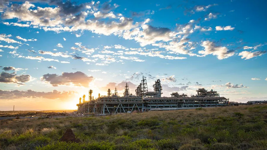 Chevron's Gorgon LNG plant on Barrow Island Credit Chevron