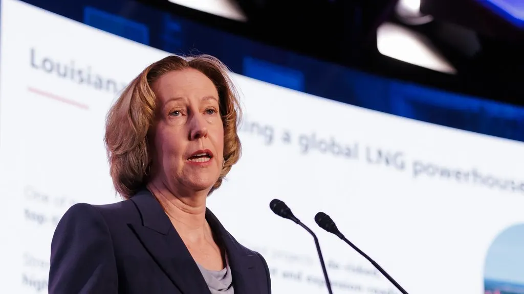 Woodside boss Meg O'Neill speaking at Woodside Capital Markets Day, Credit Woodside Energy