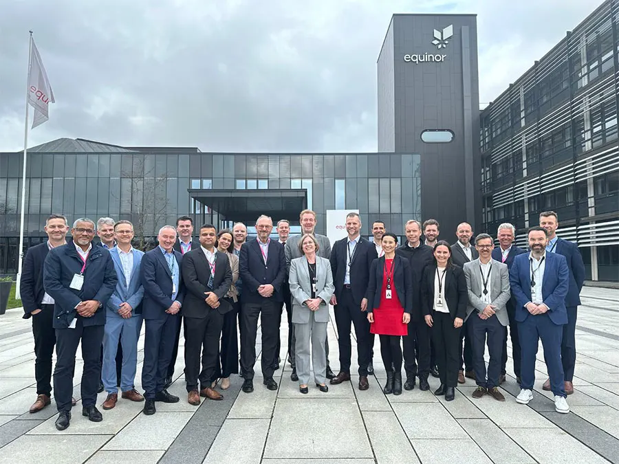 The-Baker-Hughes-and-Equinor-team-in-Norway,-during-the-set-up-of-the-framework-agreement